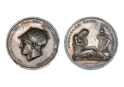 MÉDAILLES DU CONSULAT ET DE L'EMPIRE Prise de Vienne. 1805 (13 novembre). Argent....