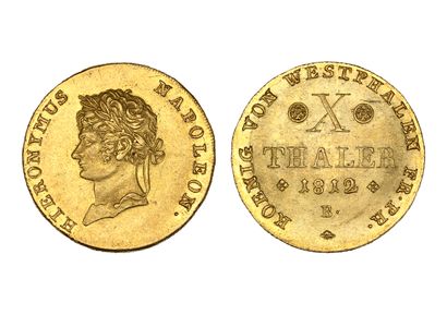 MONNAIES NAPOLÉONIENNES KINGDOM OF WESTPHALIA : Jerome Napoleon (1807-1813)

X gold...