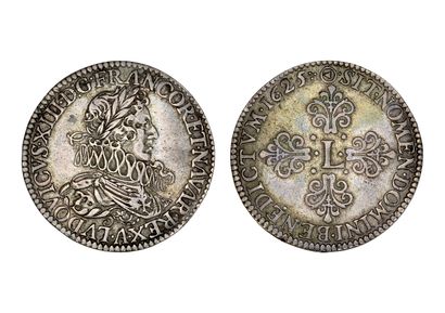 MONNAIES FRANÇAISES LOUIS XIII (1610-1643)

Demi franc, 8e type. 1625. Paris (moulin)....