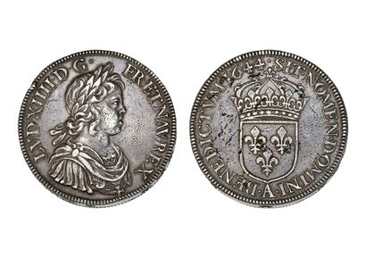 MONNAIES FRANÇAISES LOUIS XIV (1643-1715)

Piéfort de l’écu à la mèche courte. 1644....