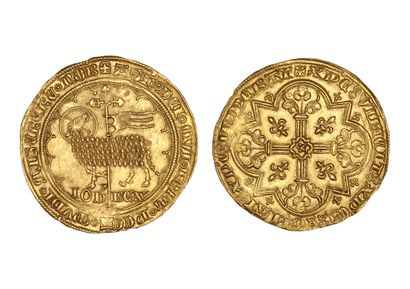 MONNAIES FRANÇAISES JOHN II, the Good (1350-1364)

Gold sheep (January 17, 1355)....