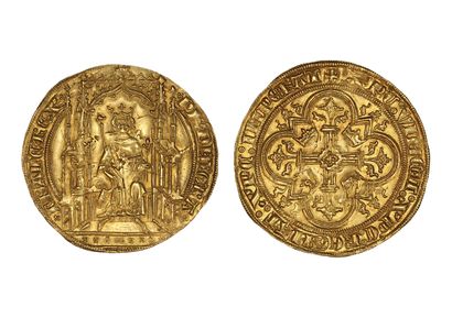 MONNAIES FRANÇAISES PHILIPPE VI of Valois (1328-1350)

Double of gold (1st issue,...