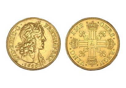 MONNAIES FRANÇAISES LOUIS XIII (1610-1643)

Quatre louis d’or à la tête laurée. 1640....