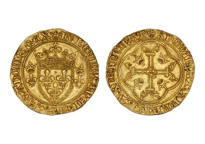 MONNAIES FRANÇAISES LOUIS XI (1461-1483)

Écu d’or à la couronne (1re émission, 31...