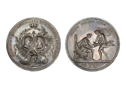 MÉDAILLES DU CONSULAT ET DE L'EMPIRE Naissance du roi de Rome. 1811 (20 mars). Argent....