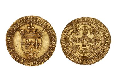 MONNAIES FRANÇAISES CHARLES VI (1380-1422)

Écu d’or à la couronne (1re émission,...