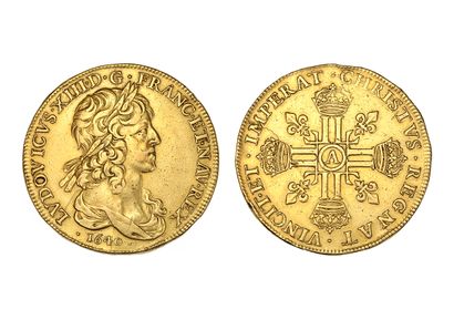 MONNAIES FRANÇAISES LOUIS XIII (1610-1643)

Dix louis d’or au buste drapé. 1640....