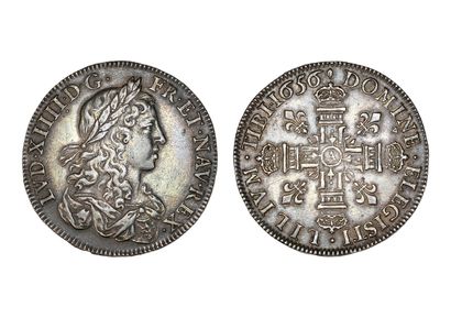 MONNAIES FRANÇAISES LOUIS XIV (1643-1715)

Lis d’argent. 1656. Paris. 8,05 g.

Buste...