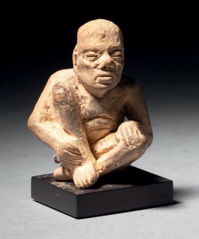 
Ɵ Olmec seated figure, Mexico, ceramic with...