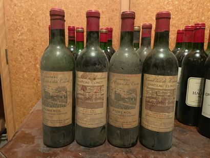 4 bouteilles rouge - Pomerol 1964
Dont 2...