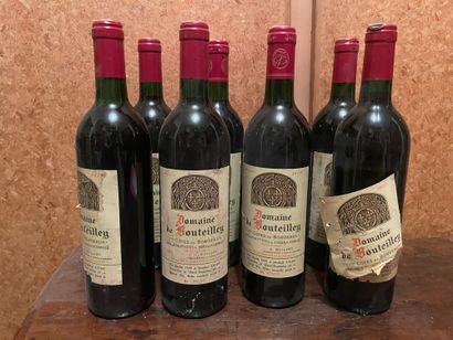 8 bouteilles rouge - Domaine de Bouteilley...
