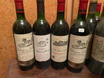 null BORDEAUX
Lot de 7 bouteilles de vin rouge
Dont 3 Château Belgrave Haut Médoc...