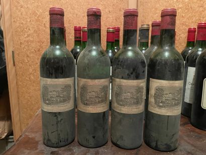 4 bouteilles rouge - Château Lafite Rothschildt...