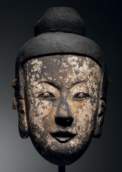 null An An, fille de maître Jiang ? masque du théâtre Nuo, Guizhou, Chine
H. 26 cm....