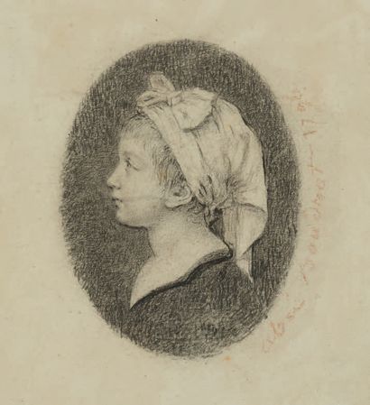 Abel BOUDROT, école française de la fin du XVIIIe siècle Presumed portraits of the...