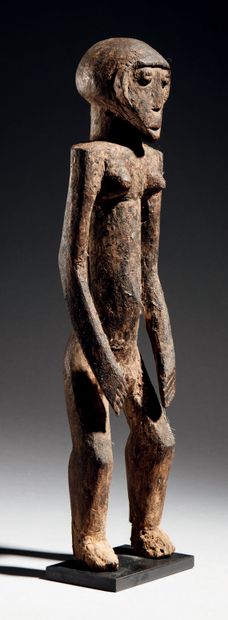 null TOUSSIAN STATUE, BURKINA FASO
Wood
H. 35,5 cm
Interesting statue from the Toussian...