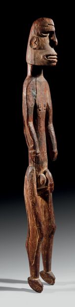 null ASMAT STATUE, WEST PAPUA
Wood
H. 88 cm
Ancient statue carved in hardwood, representing...
