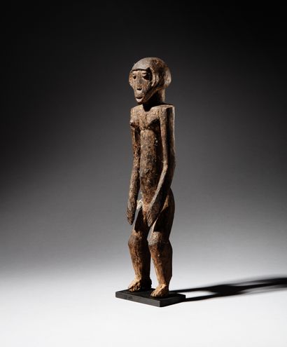 null TOUSSIAN STATUE, BURKINA FASO
Wood
H. 35,5 cm
Interesting statue from the Toussian...