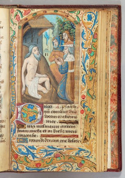 null MANUSCRIT - Book of hours (for the use of Paris)
In Latin and French, illuminated...