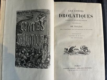 BALZAC (Honoré de). Les Contes drolatiques. Paris, Garnier, s.d. In-8, maroquin tabac,...