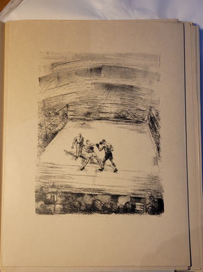 DES COURIÈRES (Édouard). Physiology of boxing. Foreword by Montherlant. Paris, Librairie...
