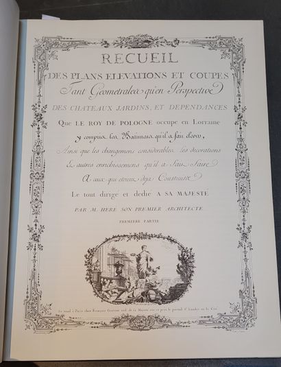 HÉRÉ (Emmanuel). Recueil de Héré. Paris, Léonce Laget, 1979. Large folio, red morocco,...