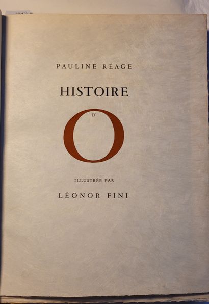 null CURIOSA. - REAGE (Pauline). History of O. Paris, Cercle du Livre précieux, 1962....