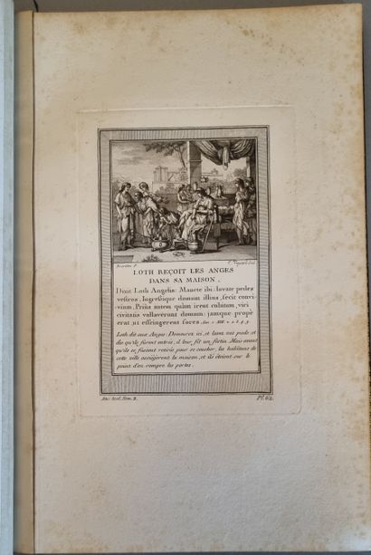 BASSINET (l'abbé). Histoire sacrée de l'Ancien et du Nouveau Testament, représentée...