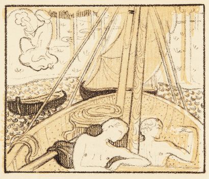 GIDE (André) Le Voyage d'Urien. Paris, Librairie de l'Art Indépendant, 1893. Petit...