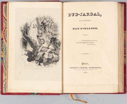 HUGO (Victor) Bug-Jargal, by the author of Han d'Islande. Paris, Urbain Canel, 1826....