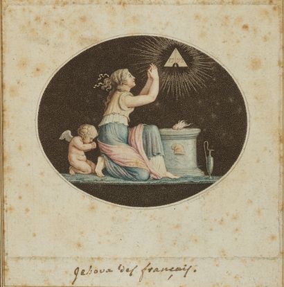 null Copia d'après Piat Joseph SAUVAGE (1744-1818)
Lot de 3 gravures d'époque révolutionnaire...