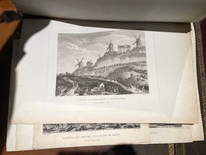 null Lot de gravures sur la Révolution Française