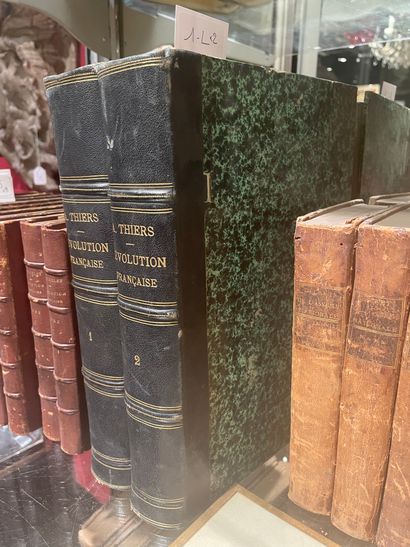 null A. THIERS, Révolution Française, 2 vol., 1866, éd. Furne, Jouvet et Cie, in-4°,...