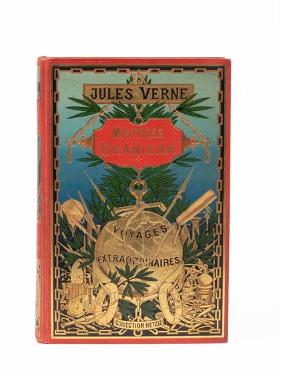 null Mistress Branican by Jules Verne. Illustrations by L. Benett. Paris, Bibliothèque...