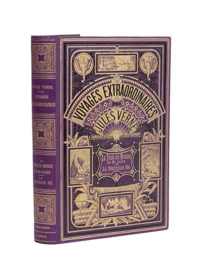null Le Tour du Monde en 80 jours / Le Docteur Ox by Jules Verne. Illustrations by...
