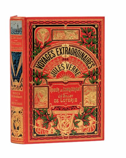 null Robur le Conquérant / [Europe] Un billet de loterie par Jules Verne. Illustrations...
