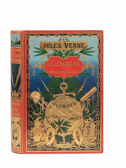 null La Jangada / 800 lieues sur l'Amazone par Jules Verne. Illustrations de Benett....
