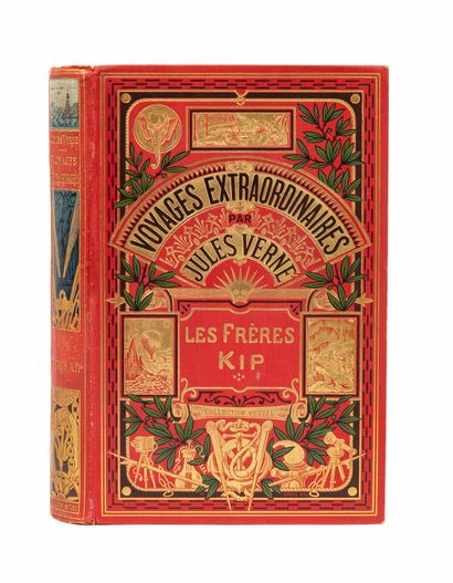 null The Kip Brothers by Jules Verne. Illustrations by George Roux. Paris, Collection...