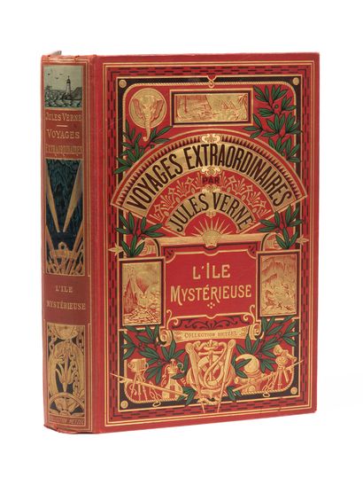 null L'Île Mystérieuse par Jules Verne. Illustrations de Férat. Paris, Librairie...