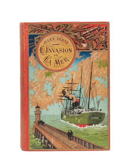 null The Invasion of the Sea by Jules Verne. Illustrations by George Roux. Paris,...