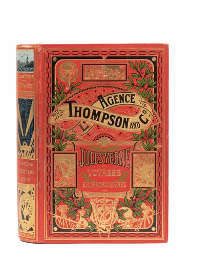 null The Thompson and Company Agency by Jules Verne. Illustrations by L. Benett....