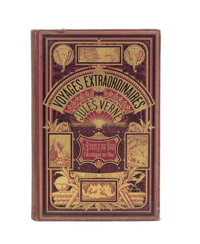 null The South Star / The Archipelago on Fire by Jules Verne. Illustrations by Benett....