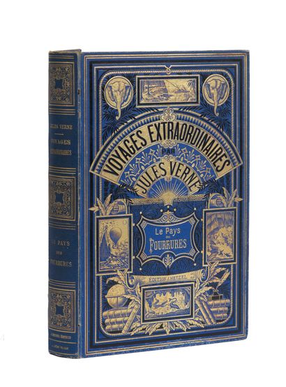 Le Pays des Fourrures par Jules Verne. Illustrations...