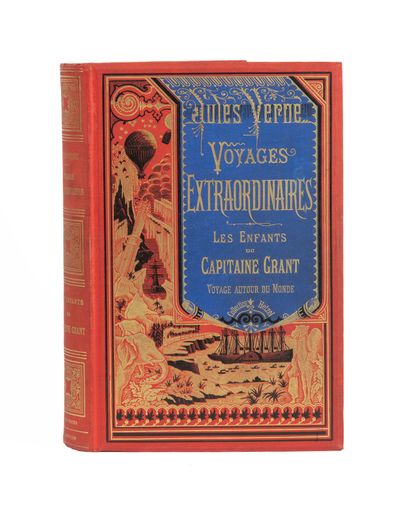 null The Children of Captain Grant by Jules Verne. Illustrations by Riou. Paris,...
