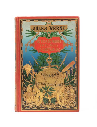 null Le Tour du Monde en 80 jours / Le Docteur Ox par Jules Verne. Illustrations...