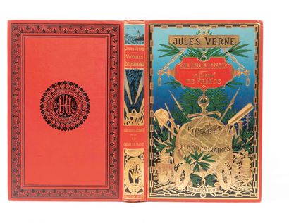 null Sans dessus dessous and [France] Le Chemin de France by Jules Verne. Illustrations...