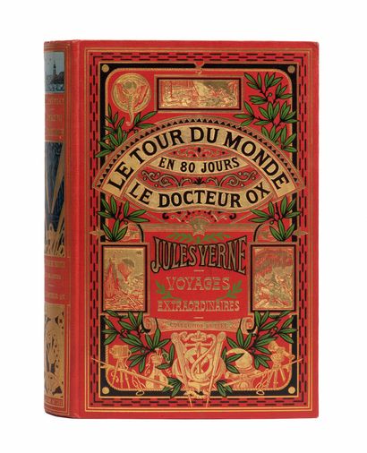 null Le Tour du Monde en 80 jours / [Europe] Le Docteur Ox par Jules Verne. Illustrations...