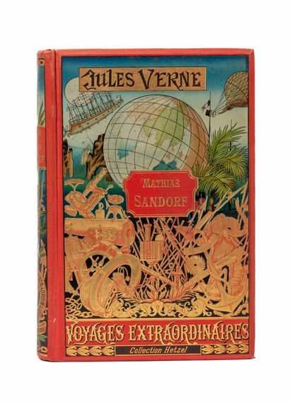 null Mathias Sandorf par Jules Verne. Illustrations de Férat. Paris, Bibliothèque...