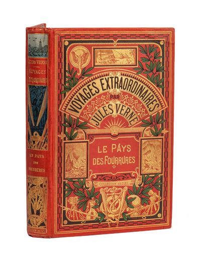 Le Pays des Fourrures par Jules Verne. Illustrations...