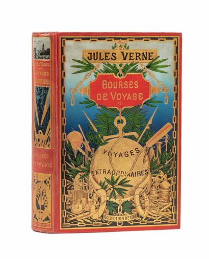 null Bourses de Voyage by Jules Verne. Illustrations by L. Benett. Paris, Bibliothèque...